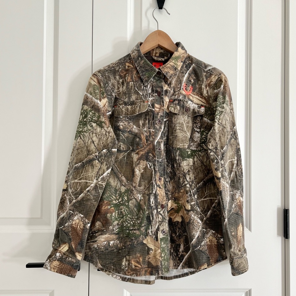Huntshield Realtree Camouflage Button down Shirt